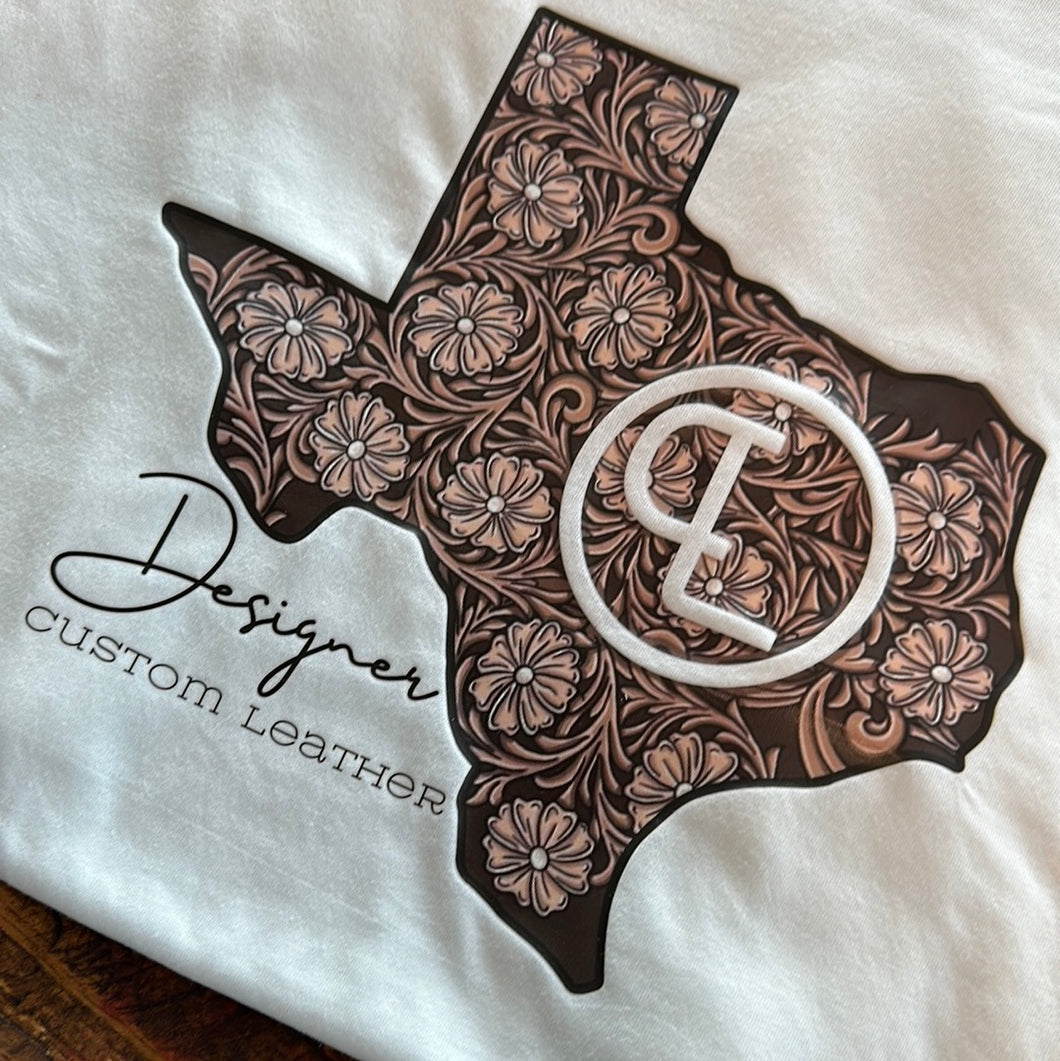 White Texas Logo T-Shirt