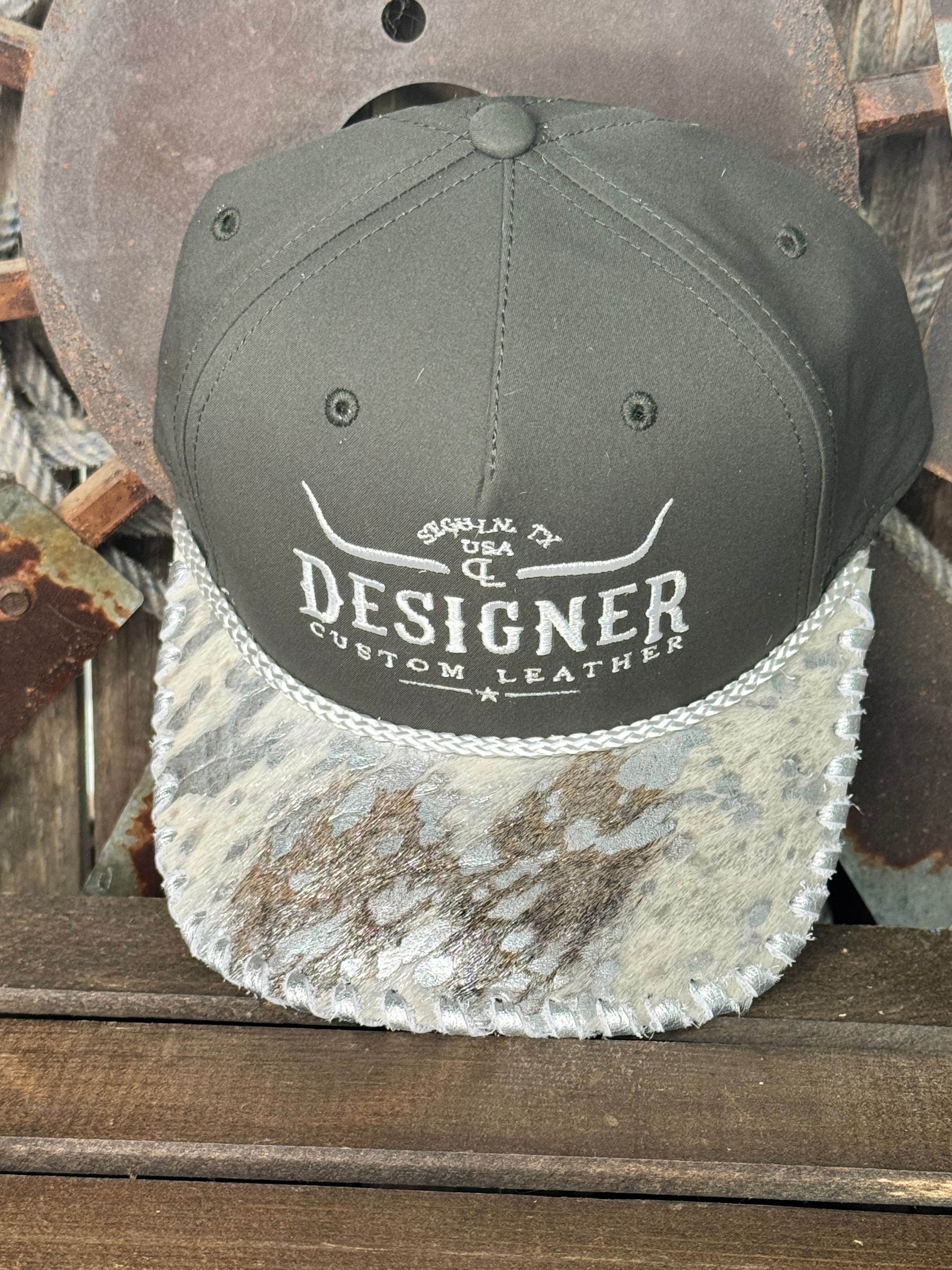 Olive with Silver Acid Wash Hat