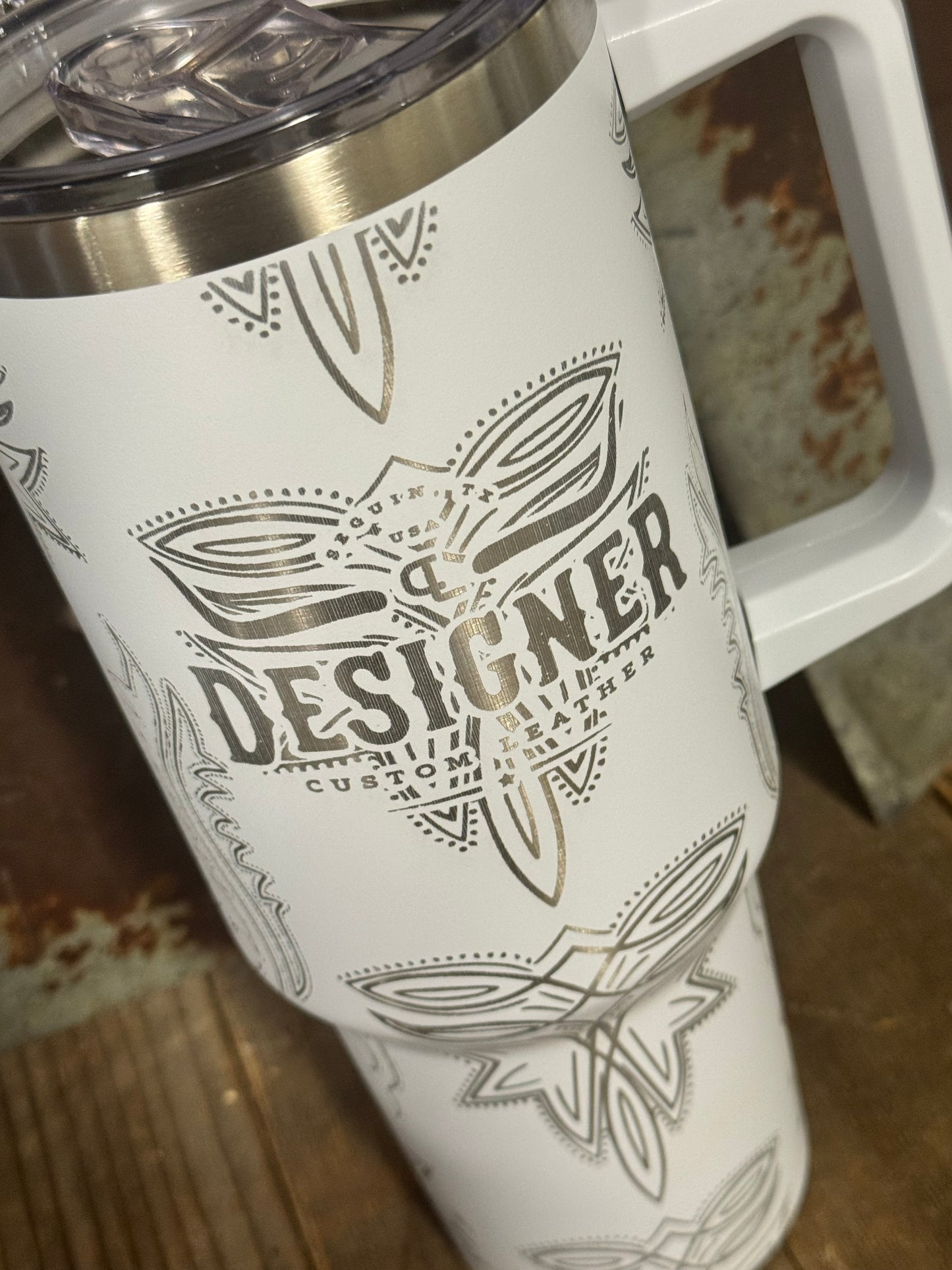 40 oz Tumbler White
