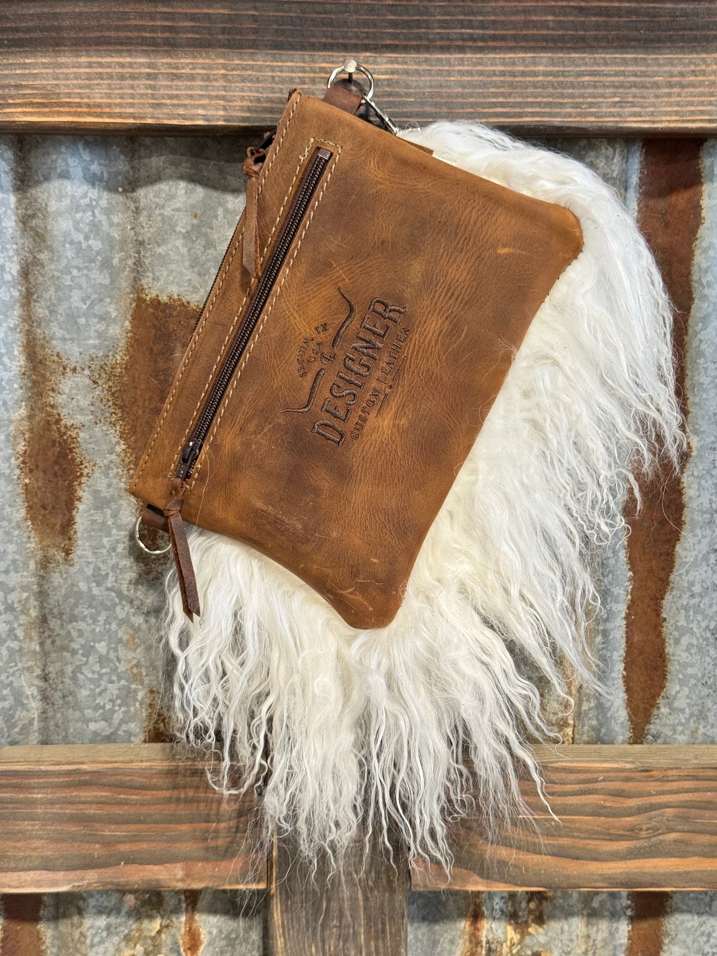 White Lamb Mother Bucker w/DCL Concho