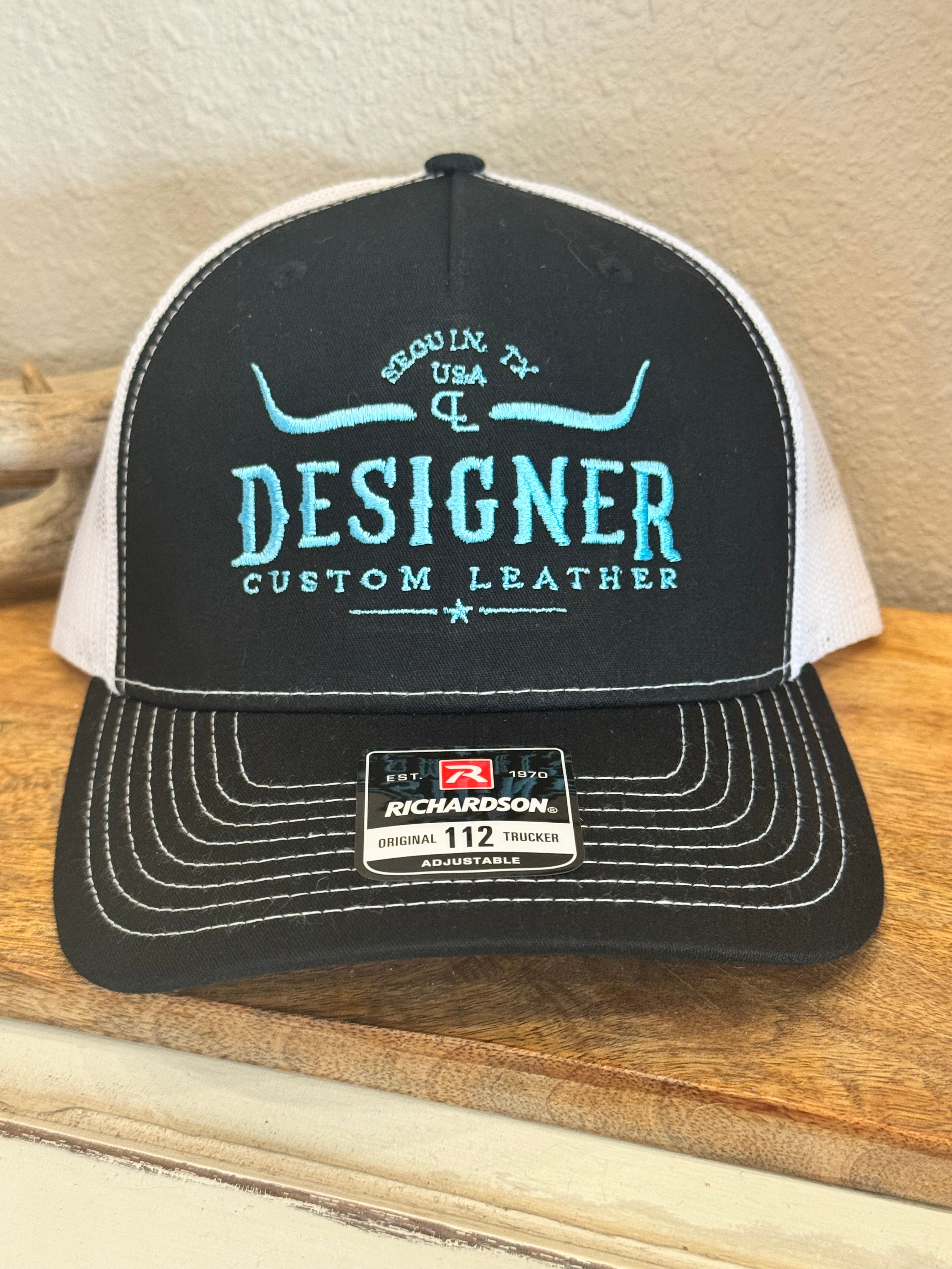 Richardson 112 Cap Black w/Blue