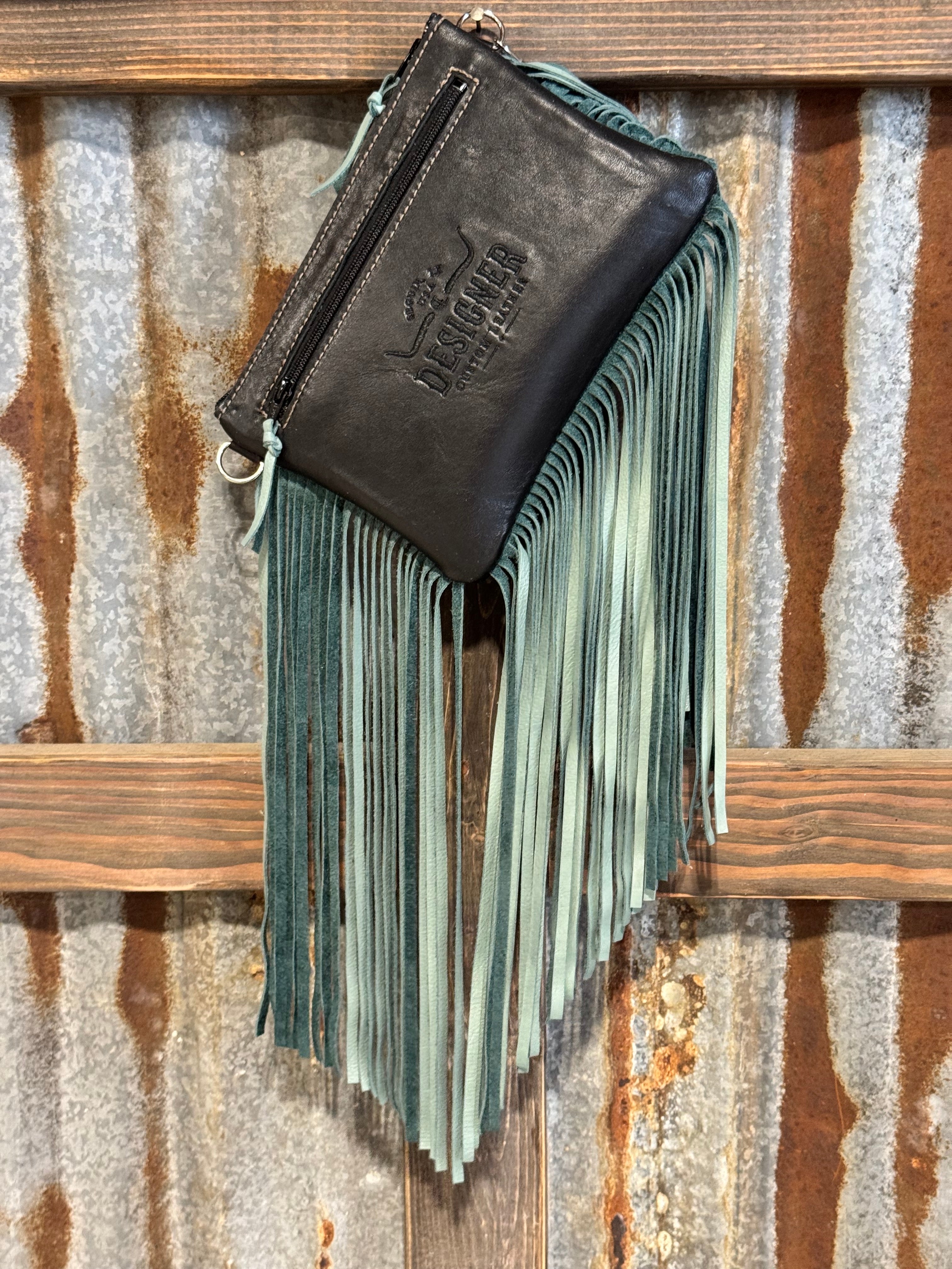 Mother Bucker Blk/Mint w/Fringe