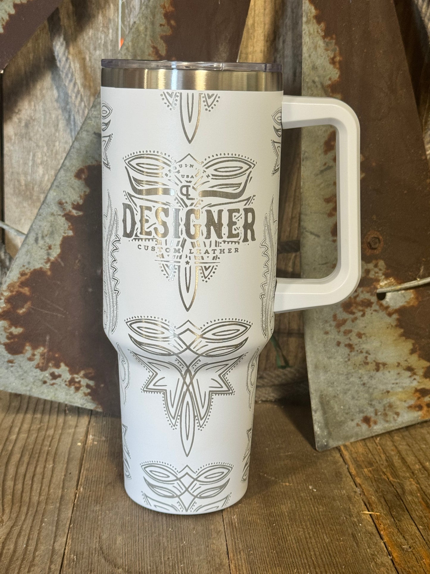 40 oz Tumbler White