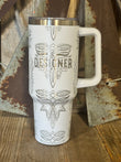 40 oz Tumbler White