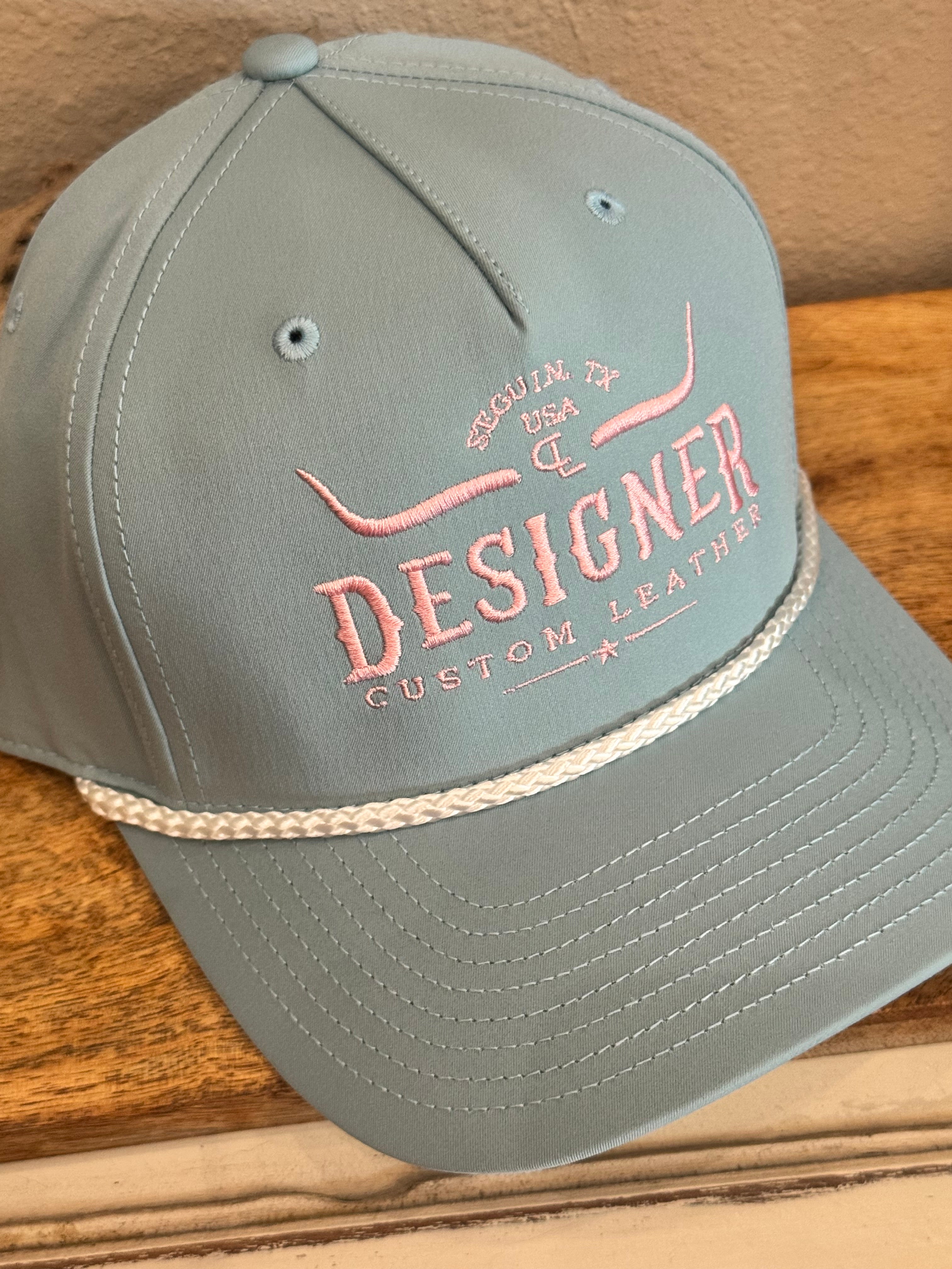 Richardson 258 Cap Smoke Blue w/Light Pink
