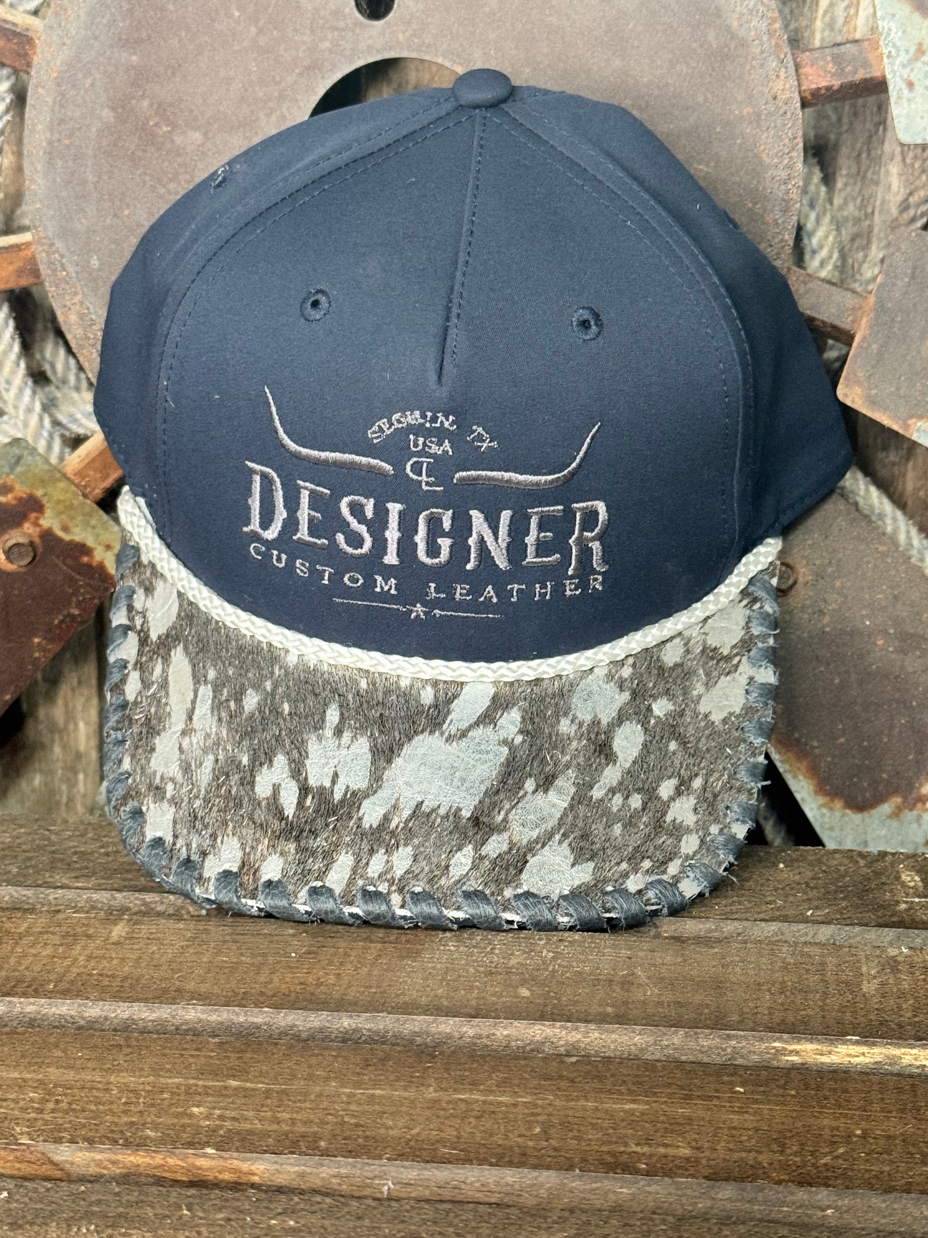 Navy with Silver Acid Wash Hat