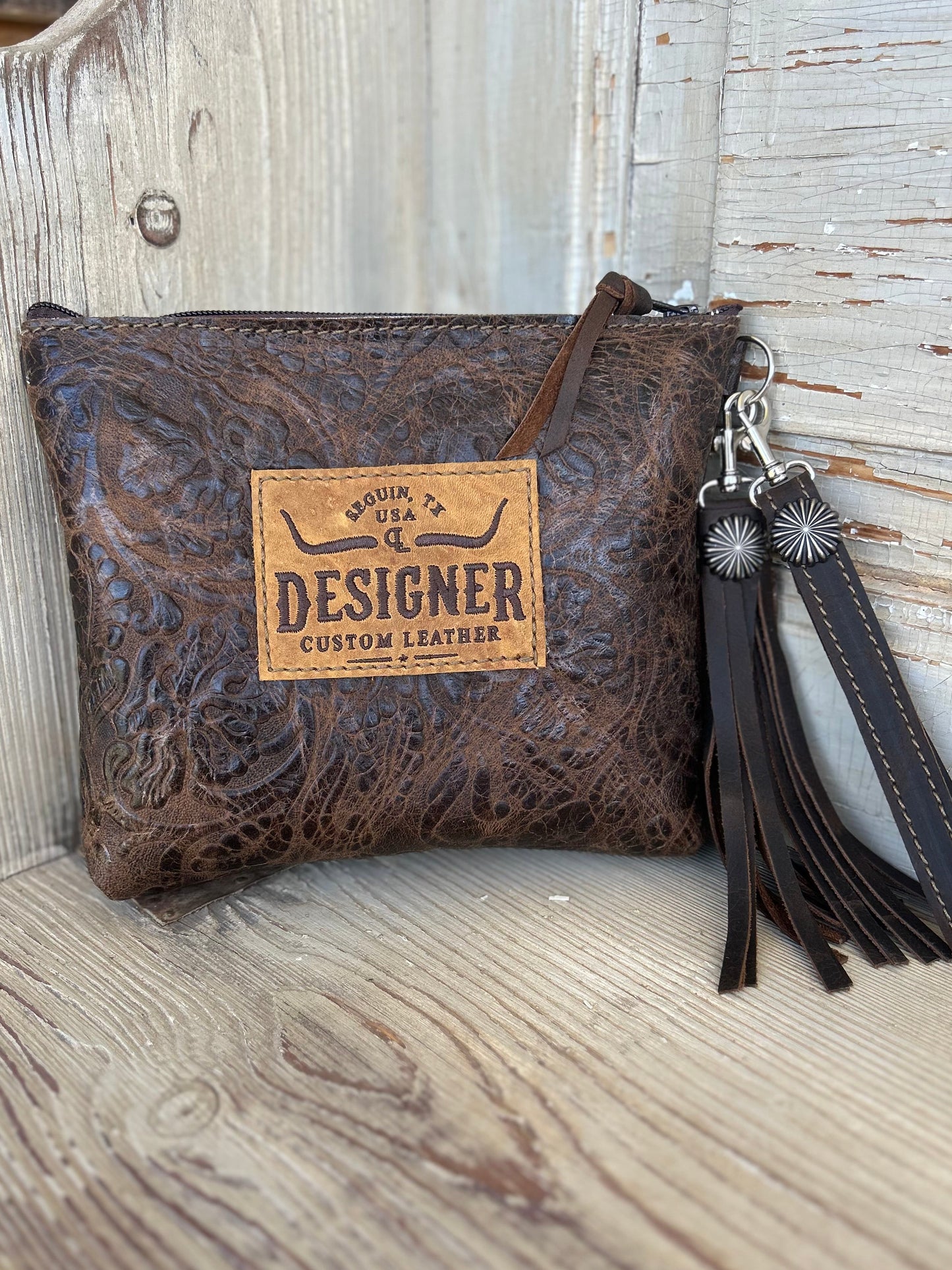 Chocolate Leopard Makeup Bag
