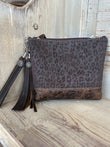 Chocolate Leopard Makeup Bag