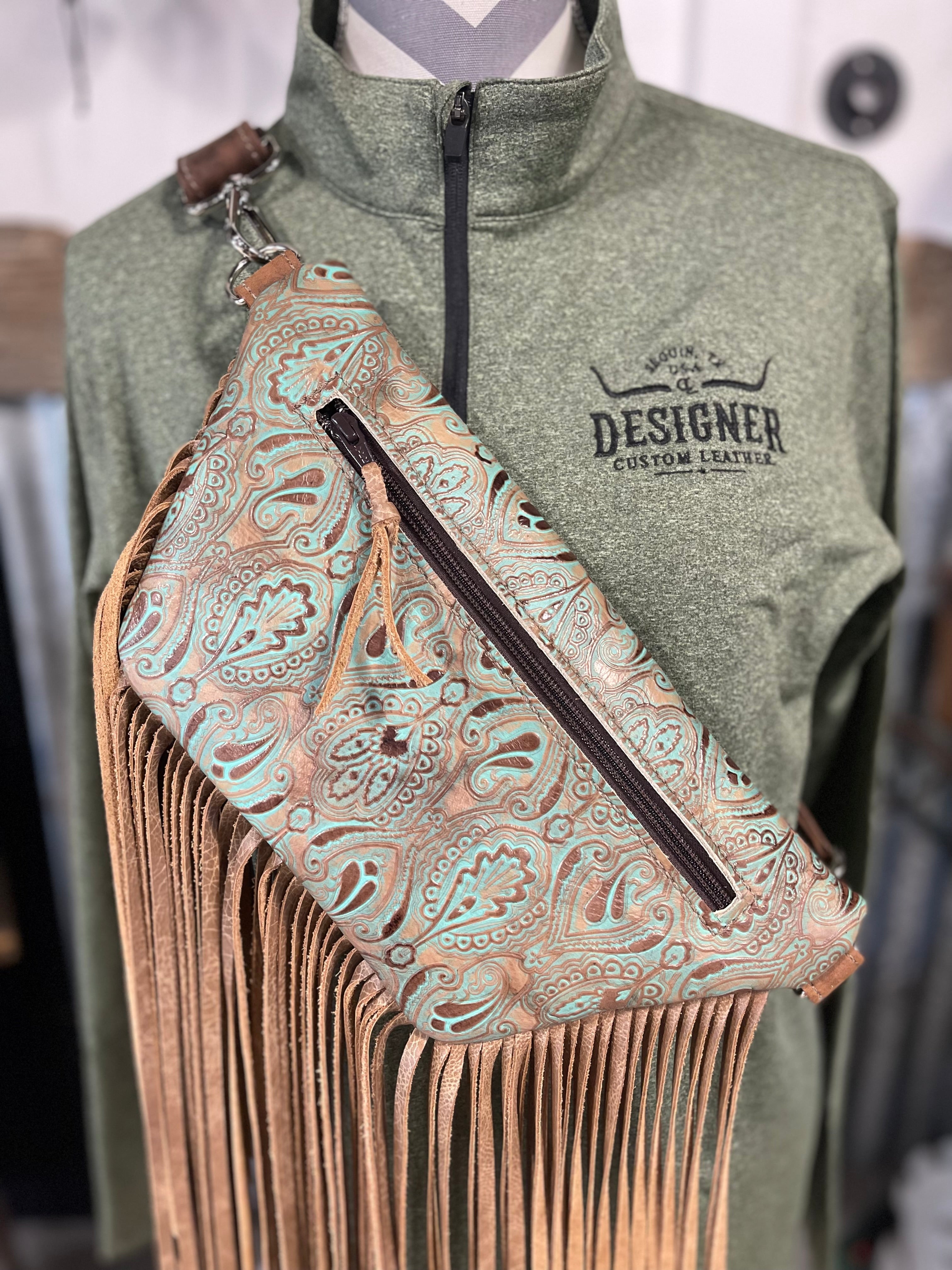 Turquoise Paisley Sidesaddle