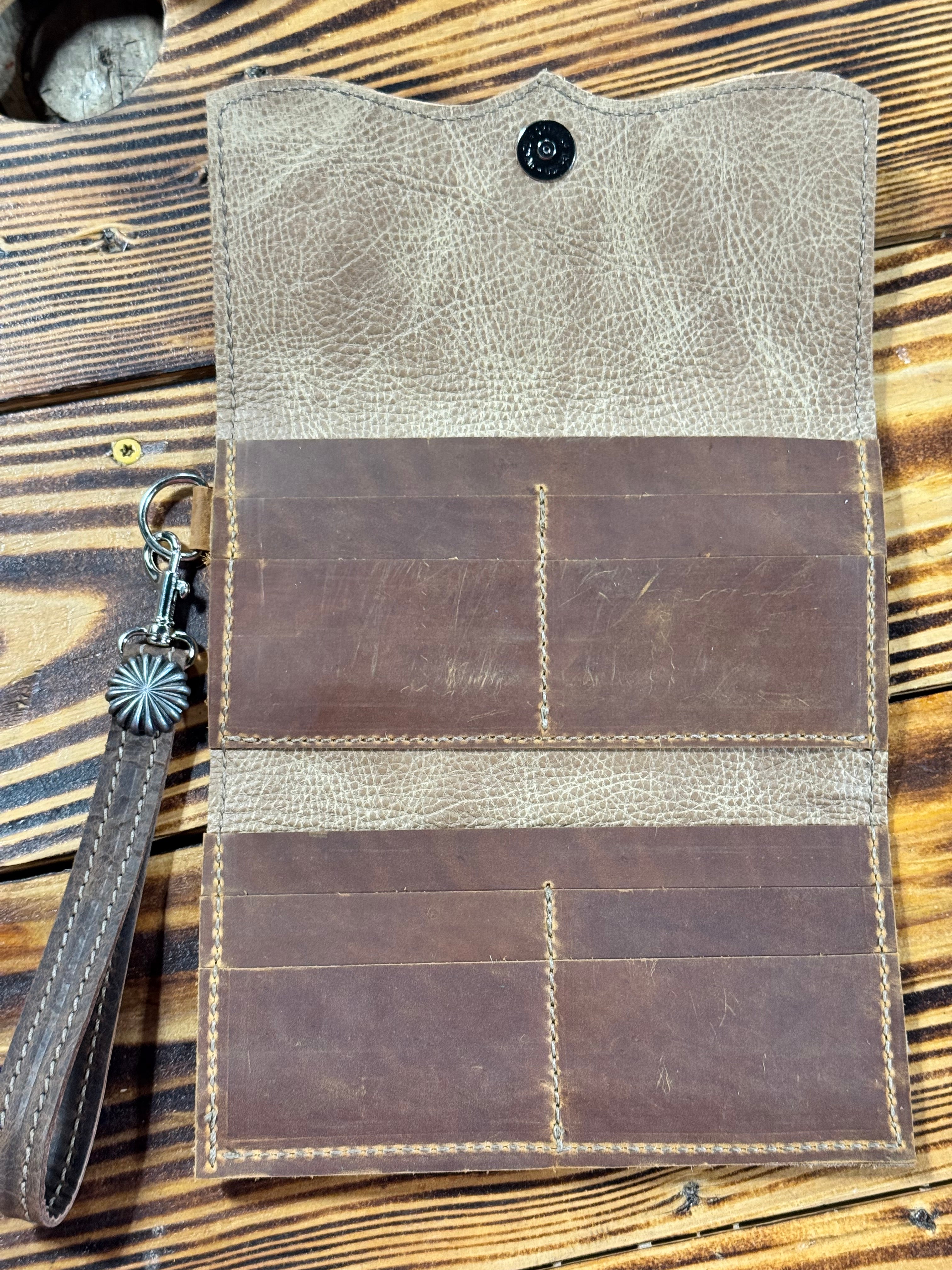 Camel Leopard Trifold