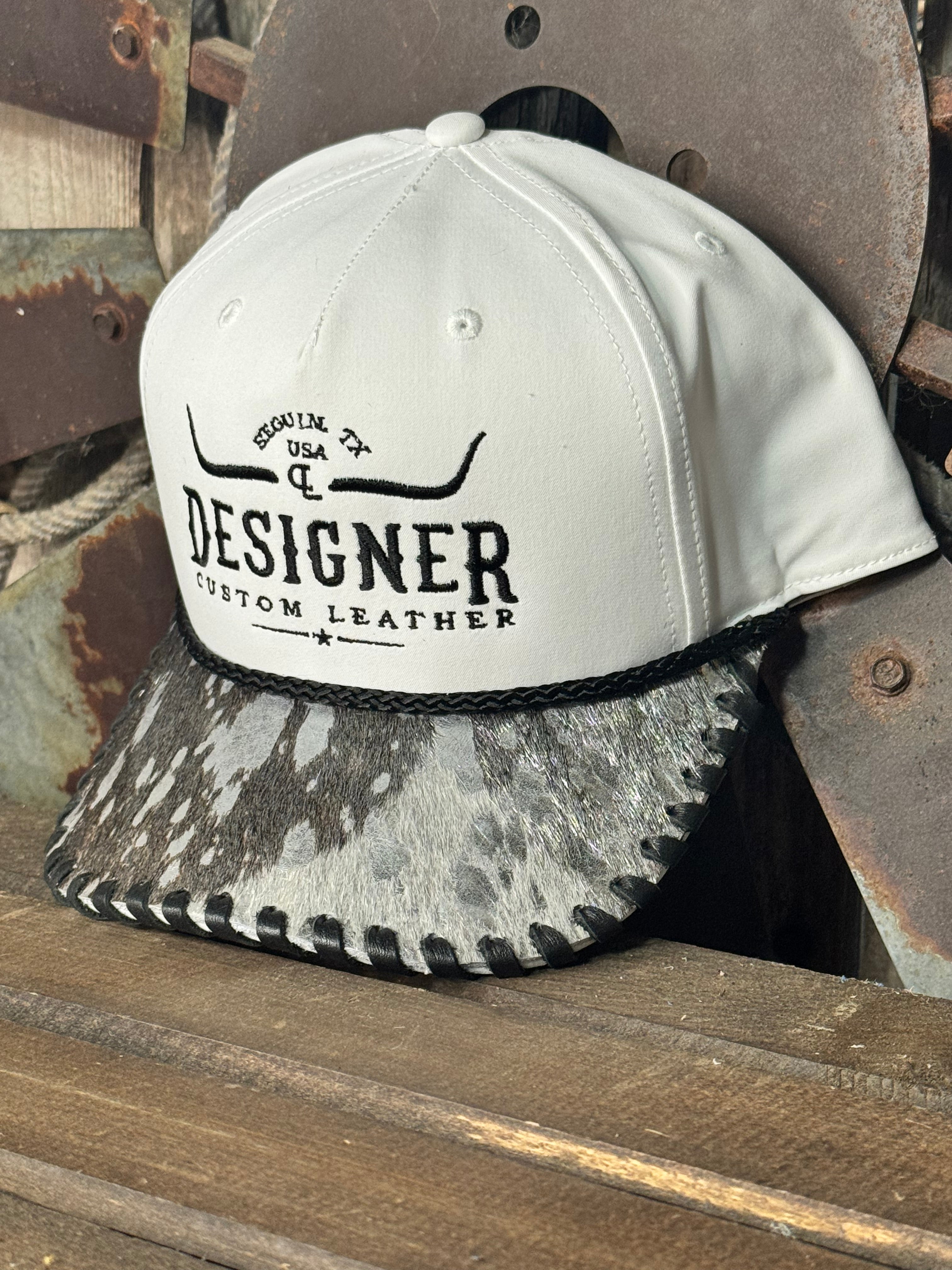 White with Silver Acid Wash Hat