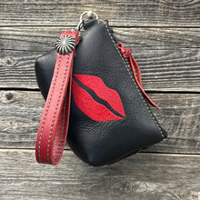 Load image into Gallery viewer, Small Red Lips Makeup Bag
