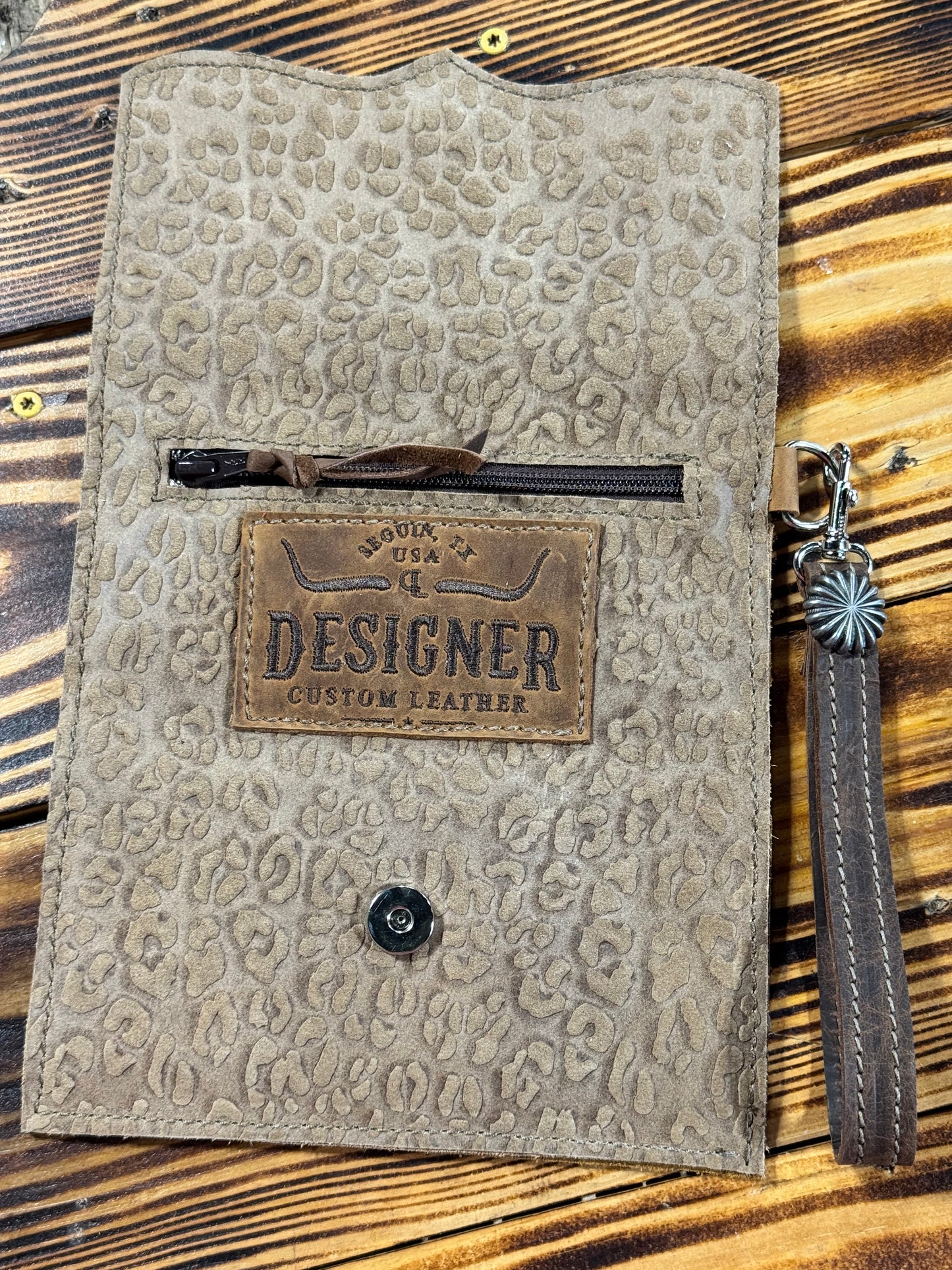 Camel Leopard Trifold