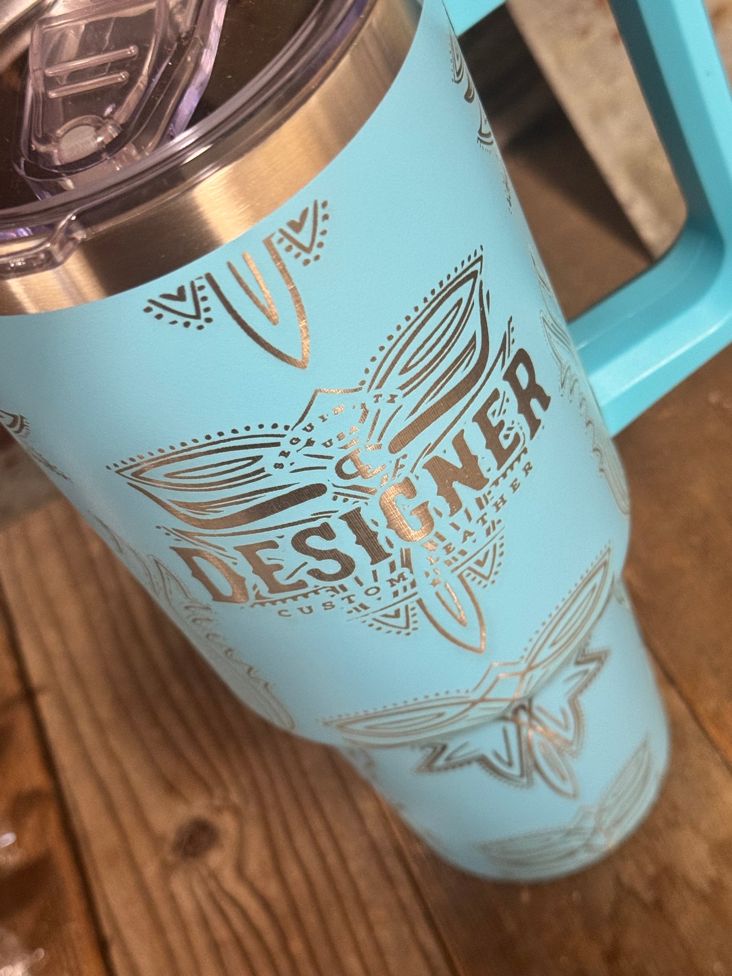 40 oz Tumbler Light Blue