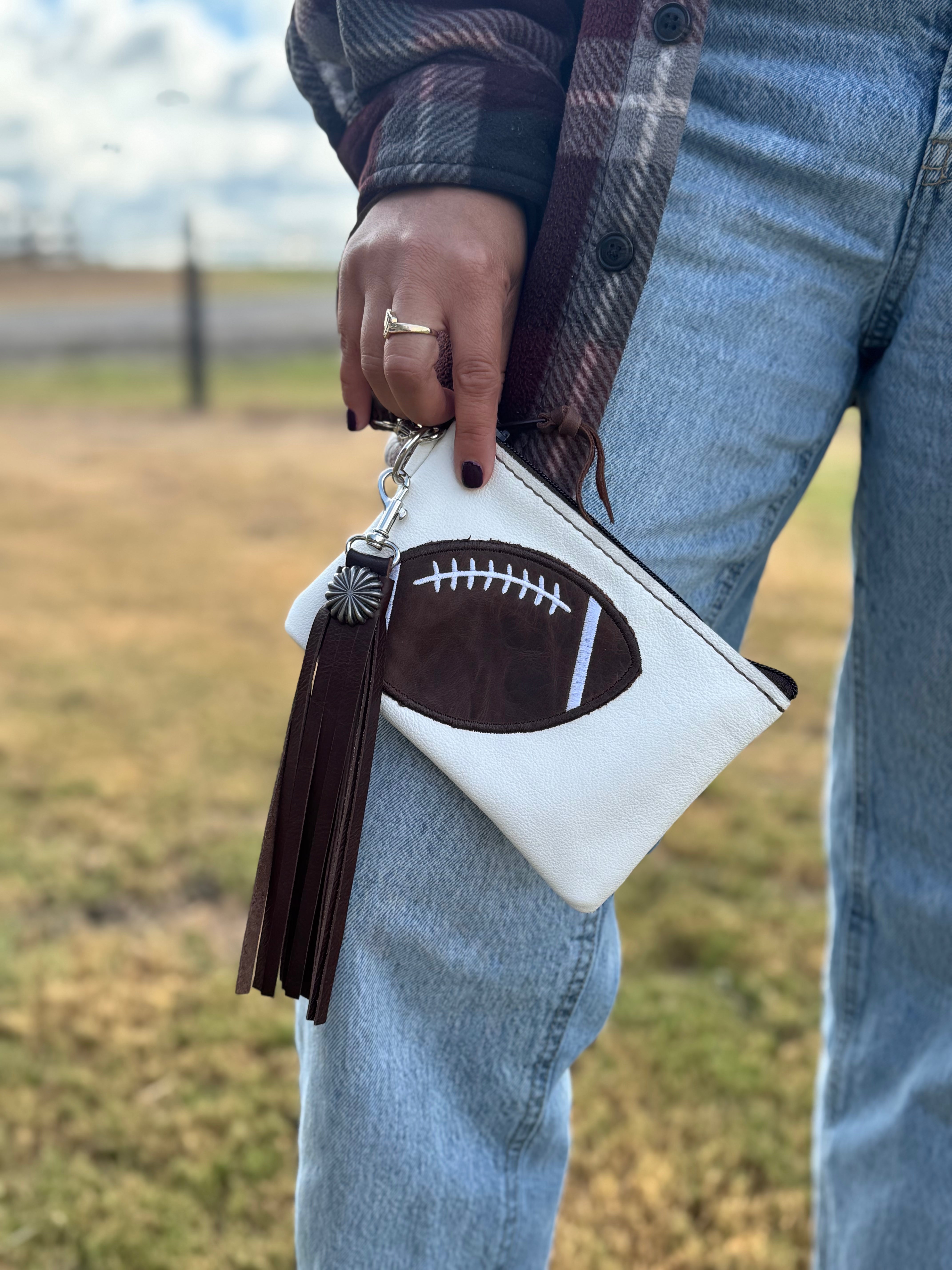 Game Day Football Wristlet
