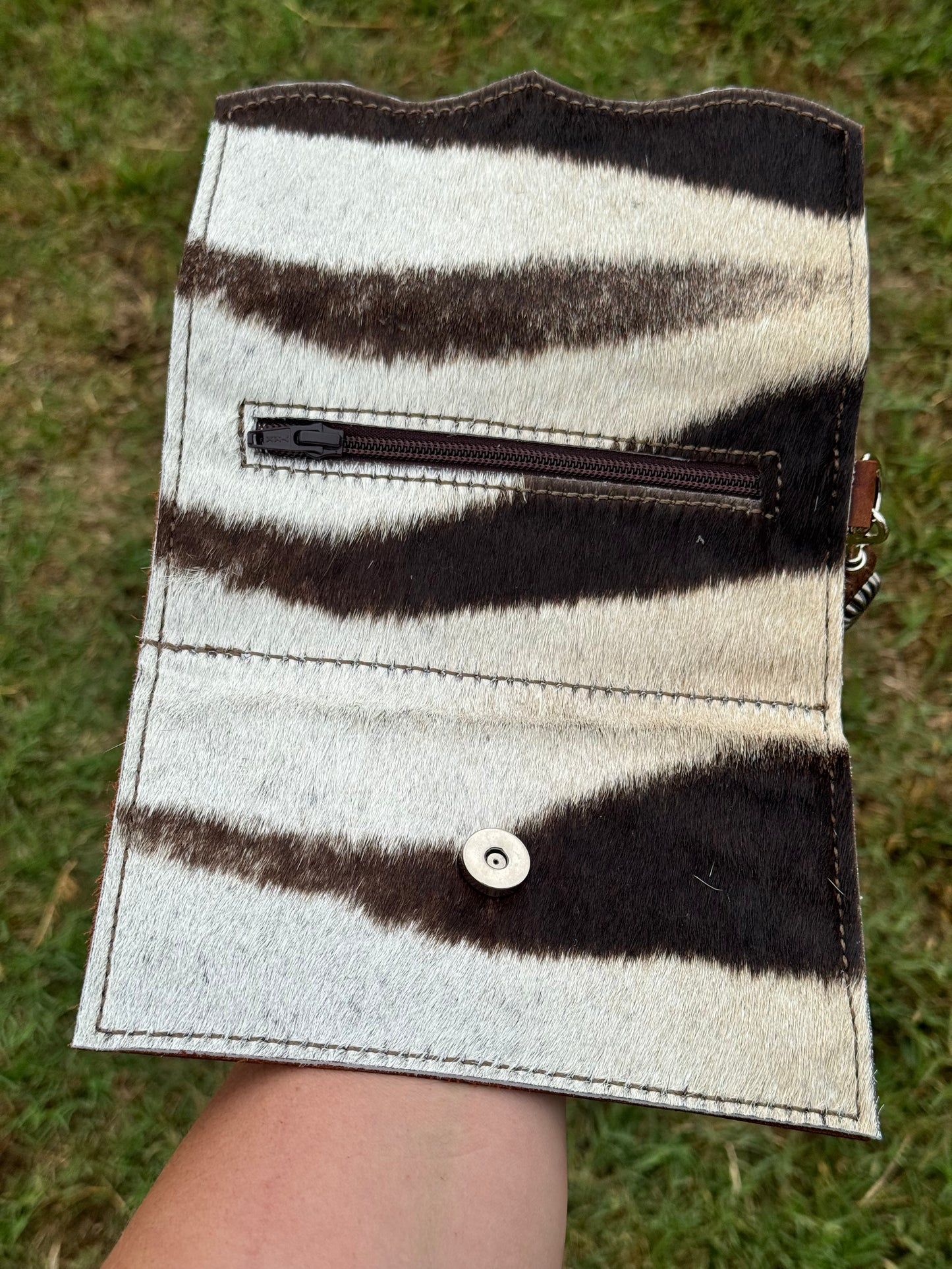 Zebra Trifold Wallet 2