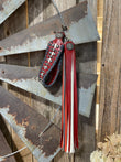 Boujee Wristlet w/ Tassel USA- Red