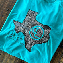 Load image into Gallery viewer, Turquoise Texas Logo T-Shirt
