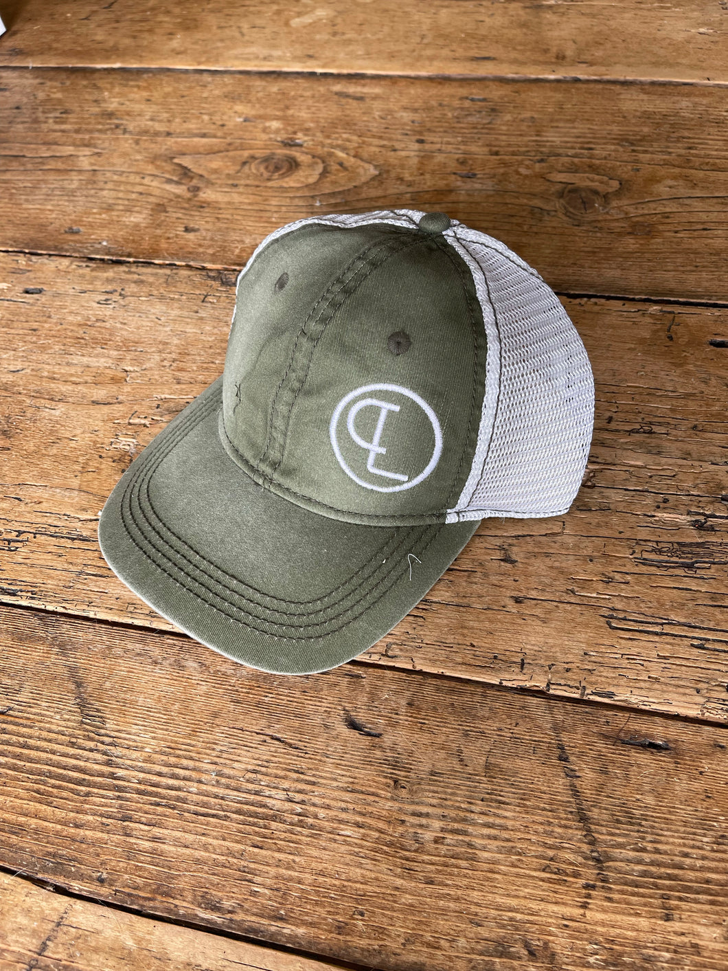 Relaxed Fit Baseball Cap(Olive)