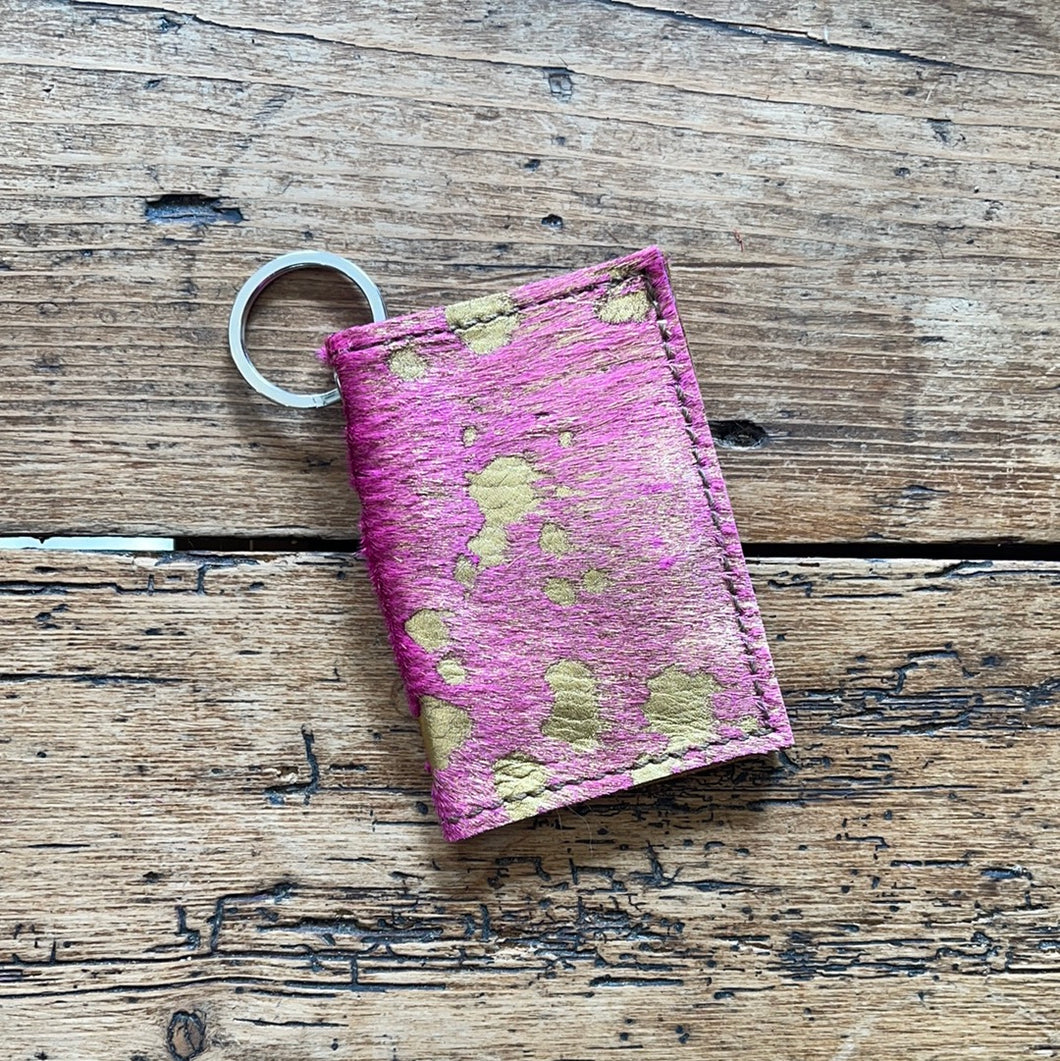 Pink Acid Wash Cardholder 5