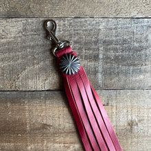 Load image into Gallery viewer, Red Tassel with Concho
